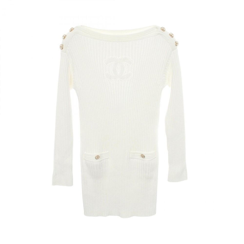 Chanel Coco Mark Shoulder Button Ribbed #330957C14B